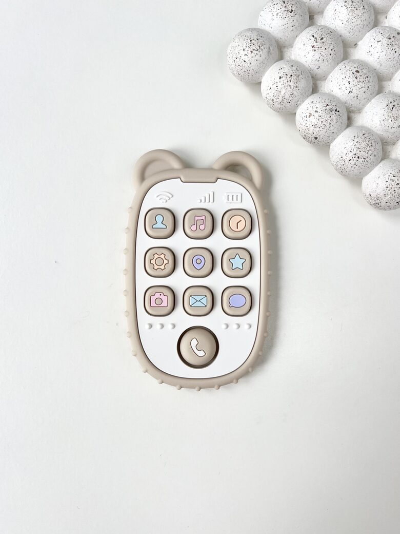 SILIKONA TELEFONS, ZOBU GRAUŽAMAIS, BĒŠS