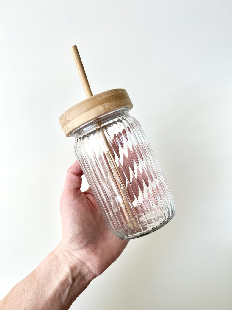 GLĀZE AR BAMBUSA VĀCIŅU UN SALIMŅU, 400ML