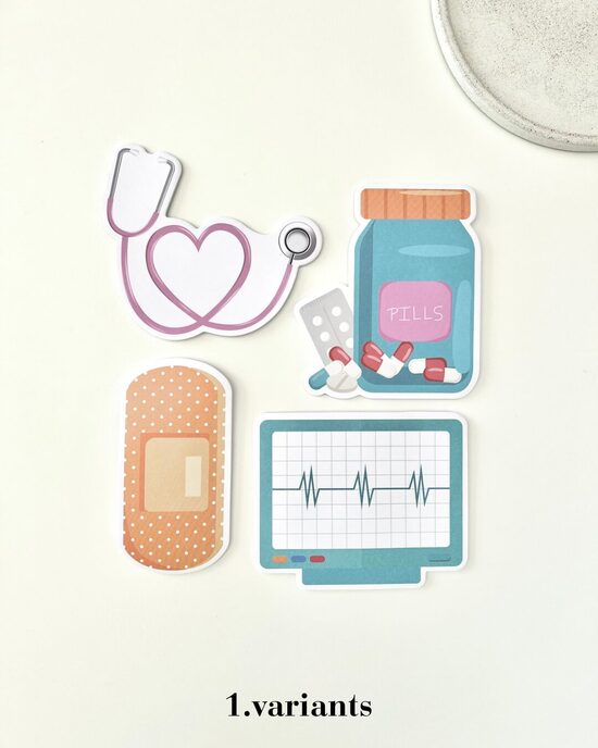 LĪMLAPIŅU KOMPLEKTS, MEDICĪNAS LIETAS, 4 GAB.