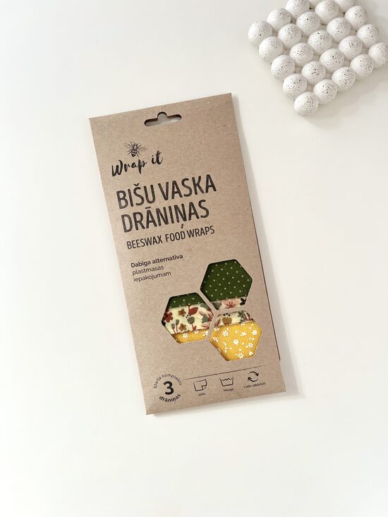BIŠU VASKA DRĀNIŅAS, WRAP IT, 3 GAB.