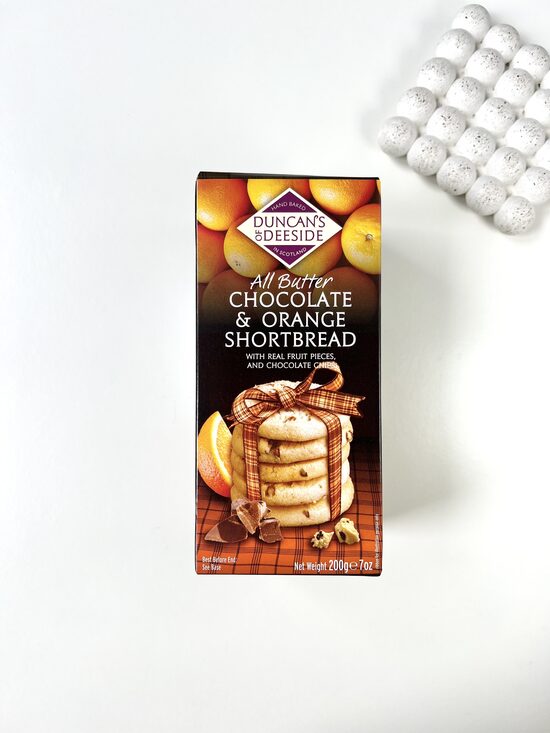 CEPUMI, AR ŠOKOLĀDES GABALIŅIEM UN APELSĪNIEM, DUNCAN'S DEESIDE, 200G