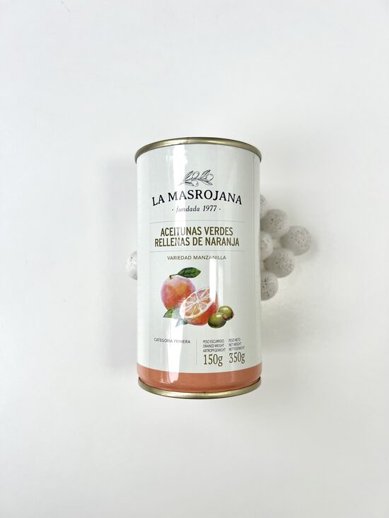 ZAĻĀS OLĪVAS PILDĪTAS, AR APELSĪNIEM, LA MASROJANA, 350G