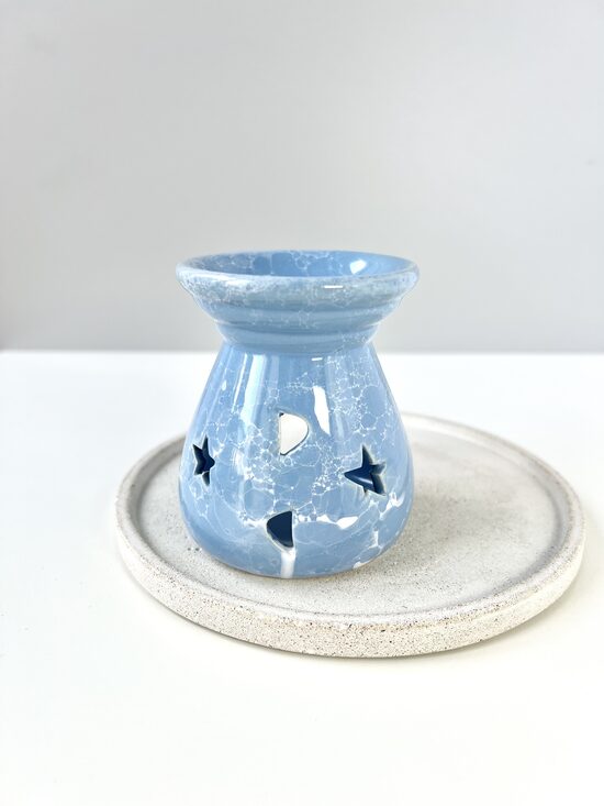 AROMALAMPA, VASKA KAUSĒŠANAI, AR ZVAIGZNĪTĒM, ZILA