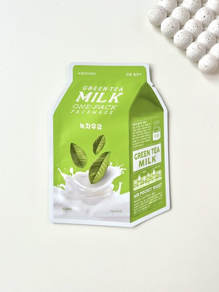 SEJAS MASKA, A'PIEU, MILK, AR ZAĻO TĒJU