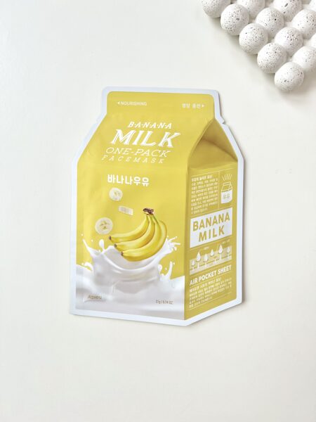 SEJAS MASKA, A'PIEU, MILK, UZ BANĀNU BĀZES